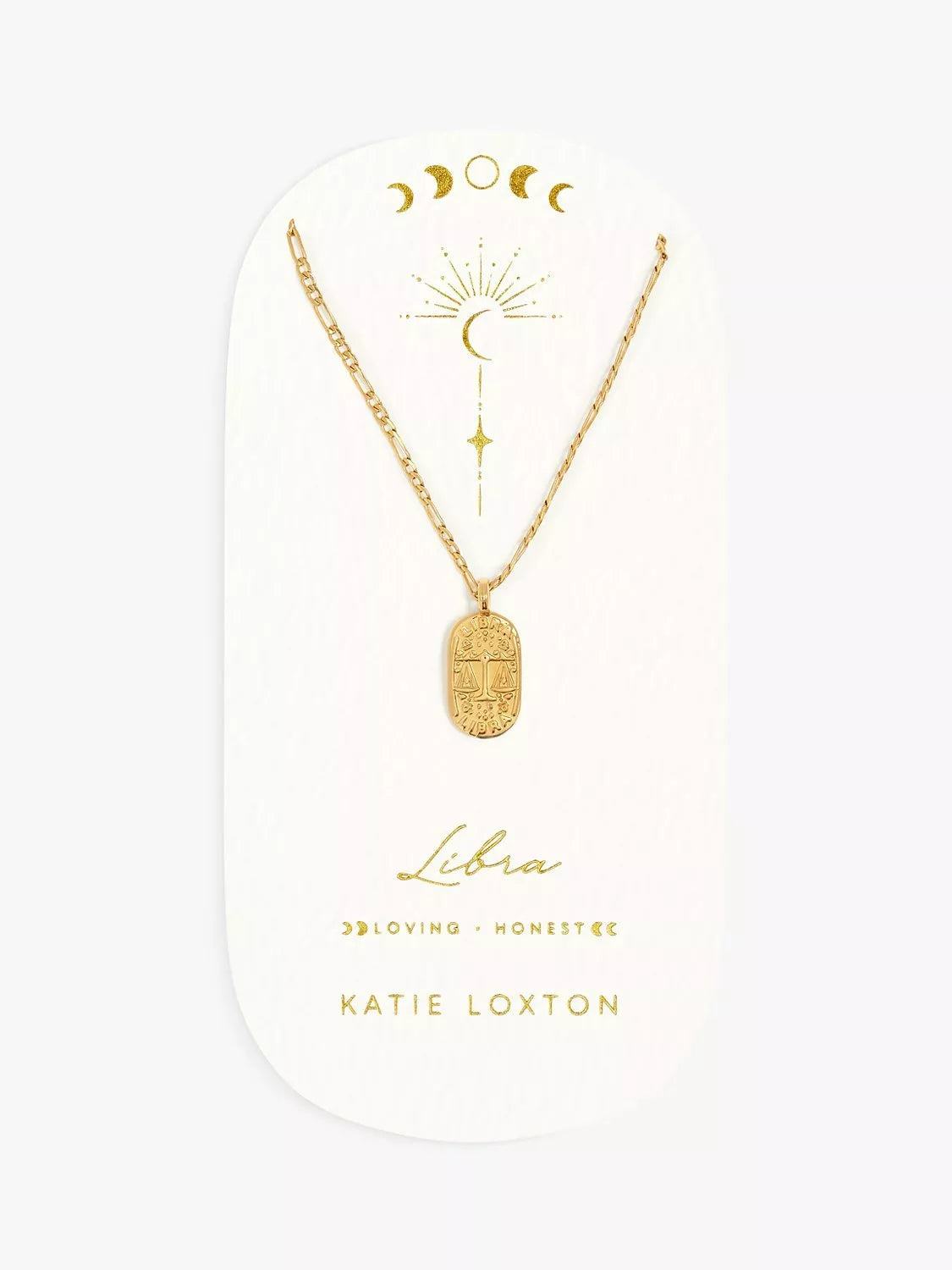 Katie Loxton Waterproof Zodiac Necklace, Gold - McGrocer