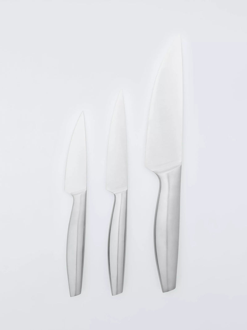 John Lewis ANYDAY Stainless Steel Kitchen Knife Set 3 Piece, UK version