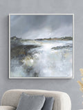 John Lewis Janet Gammans 'Reflecting Sky' framed canvas print, Multi, 84 x 84cm, UK version
