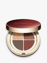 Eyeshadow Palette with Four Shades in Matte, Satin, Shimmer, and Glitter Finishes