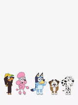 Bluey-Themed Shoe Charms, Pack of 5, Assorted Designs