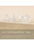 Lansinoh medium flow baby bottle teats pack of 2, UK version