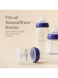Lansinoh medium flow baby bottle teats pack of 2, UK version