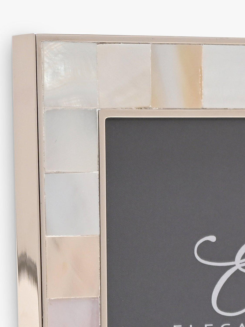 Impressions Mother of Pearl Photo Frame white 3x3 inches UK version