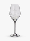 Engraved 'Mum' Stemmed Wine Glass with Crystals 330ml Clear