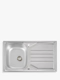 Abode Mikro Inset Kitchen Sink Drainer Stainless Steel