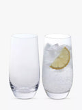 Dartington Crystal clear highball glasses set of 2, 450ml - British product