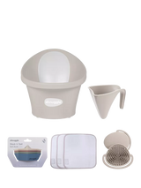 Baby Bath Time Essentials Bundle with Tub and Accessories