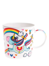 Rachel Ellen Unicorn Fine Bone China Mug Multi
