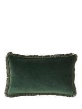Truly Velvet Fringe Lombard Cushion with Feather Pad Square