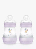 MAM Easy Start Anti-Colic Baby Bottle, Pack of 2, 160ml, Pink - McGrocer