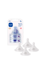 MAM Skinsoft Cross Cut Teat Baby Bottle Teat Pack of 4