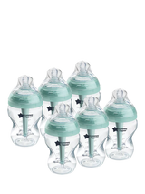 Tommee Tippee Advanced Anti-Colic Baby Bottles with Slow Flow Teats Pack of 6 260ml