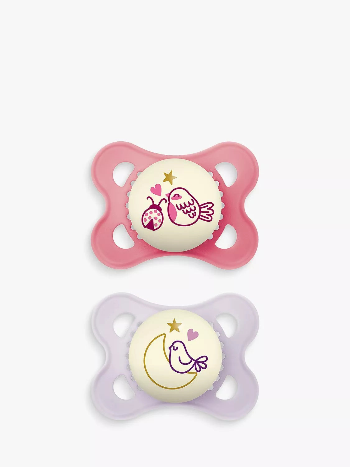 MAM SkinSoft Bird Night Soothers, Pack of 2 - McGrocer