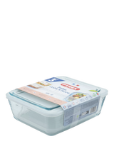 Borosilicate Glass Storage and Baking Dish Set, 3-Piece with Lids