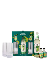 Mojito Cocktail Set with Rum, Mixer, and Glasses, 50cl
