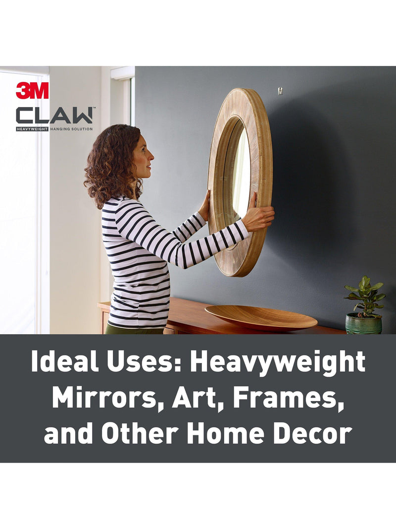 3M CLAW Drywall Picture Hangers 11kg pack of 2 - British product