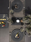 Villeroy & Boch black porcelain salad plate set of 2, 22cm (British brand)