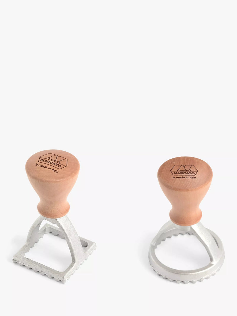 Marcato round and square ravioli stamps, imported from the UK