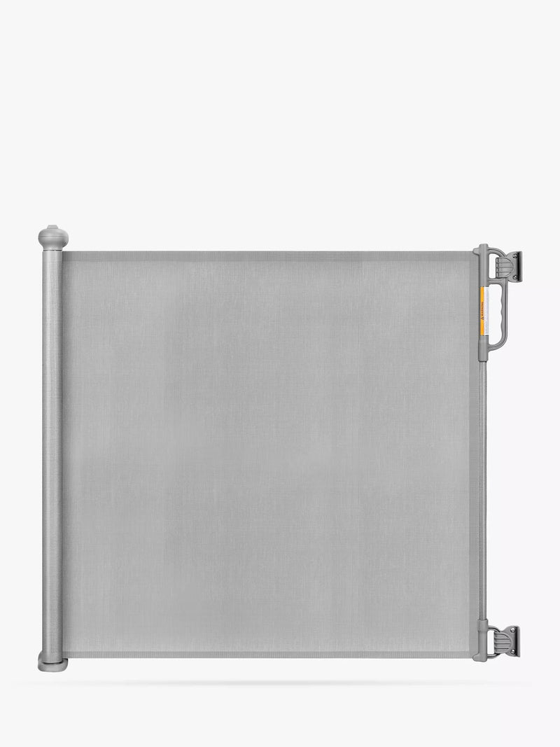 Momcozy retractable baby gate for openings up to 55 inches, imported from the UK