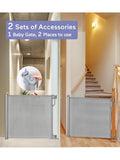 Momcozy retractable baby gate for openings up to 55 inches, imported from the UK