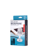 Kikkerland Mini Retro Microphone Retro Style Audio Accessory