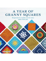 Search Press Kylie Moleta A Year of Granny Squares Crochet Book