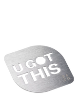 Barista & Co Coffee Stencil U Got This Stainless Steel 9x9cm