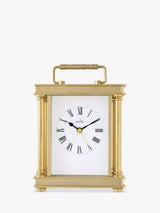 Acctim Marlow Analogue Alarm Carriage Clock Gold