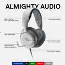 SteelSeries Arctis Nova 1P PS5, Switch, PC Gaming Headset