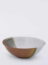John Lewis Dipped Reactive Glaze Stoneware Cereal Bowl 18.5cm Multi