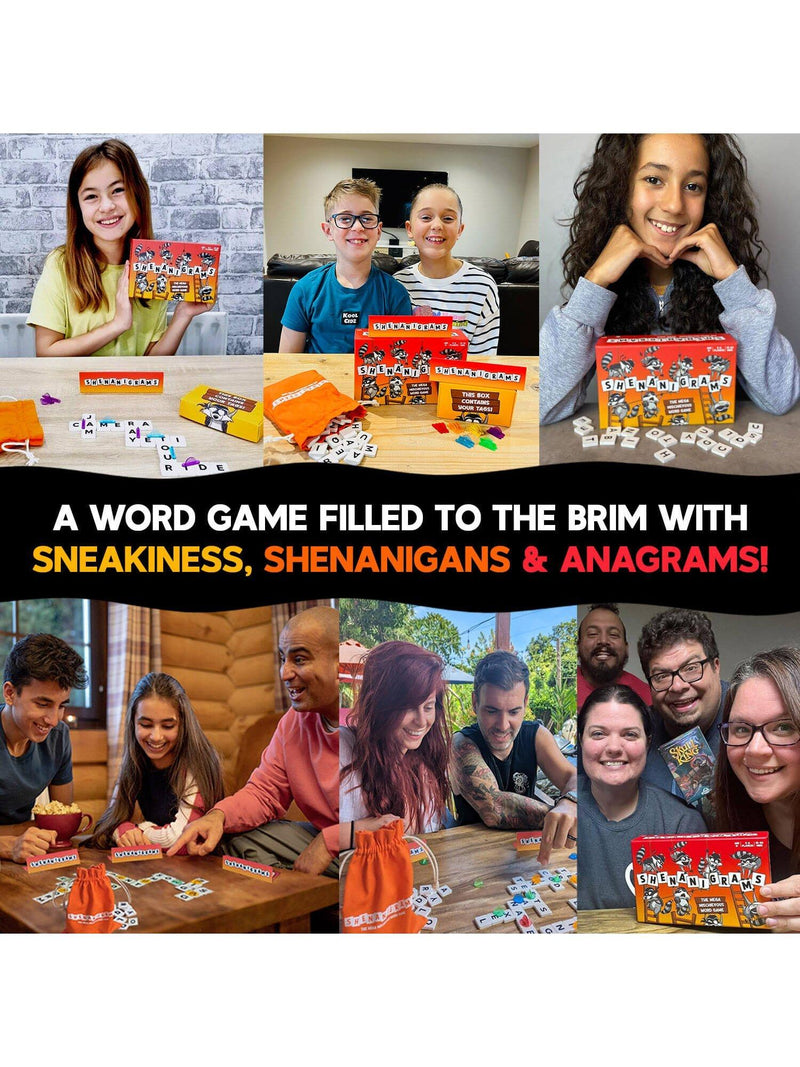 Happy Yeti Games tile-based word game for ages 8 plus - British product