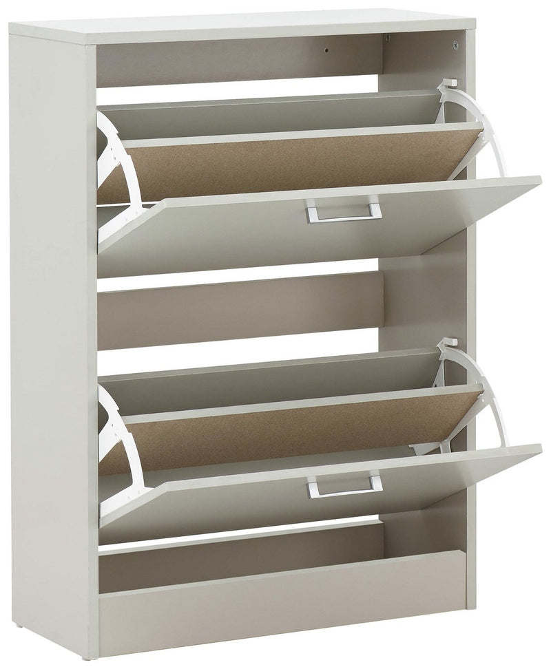 GFW Stirling Shoe Storage Cabinet - Grey