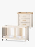 Silver Cross Seville cotbed and dresser set in Cashmere Oak (British brand)