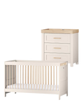 Silver Cross Seville cotbed and dresser set in Cashmere Oak (British brand)