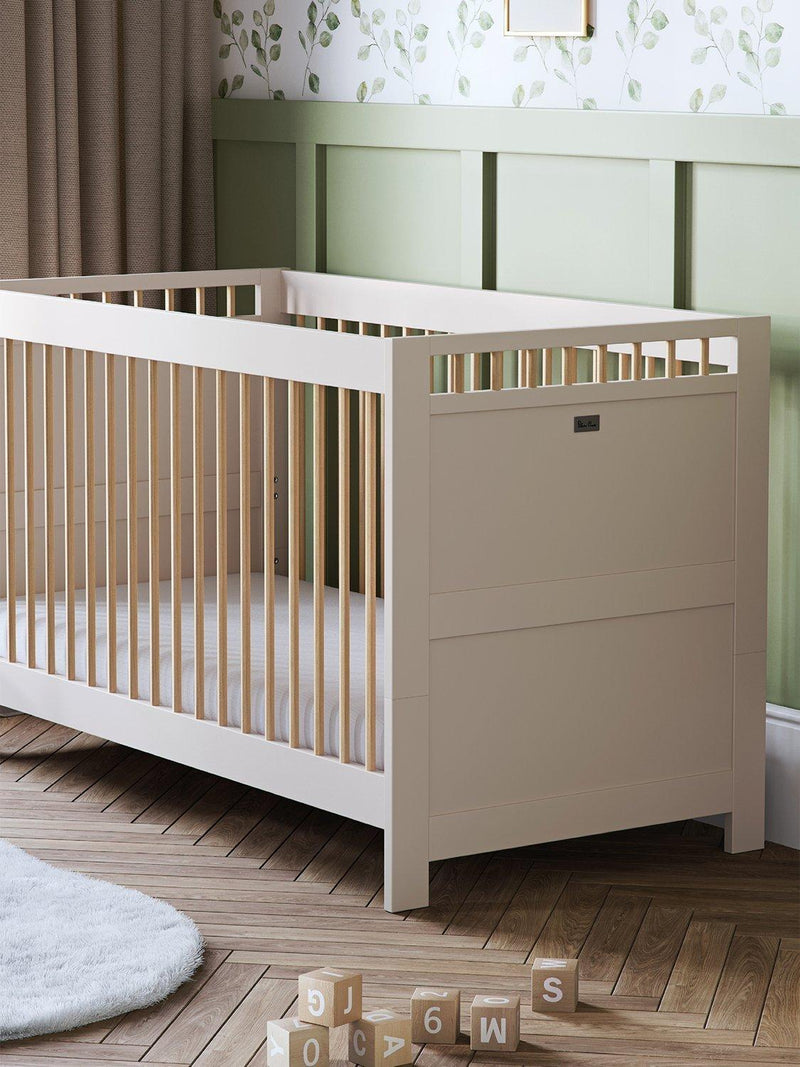Silver Cross Seville cotbed and dresser set in Cashmere Oak (British brand)