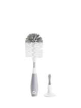 Bristle Baby Bottle Brush with Teat Brush and Suction Base