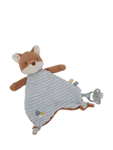 Forest Friends Fox Cuddle Cloth with Soft Fabric and Pacifier Attachment