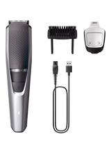 Beard Trimmer with Self-Sharpening Blades and Lift & Trim Technology, 20 Precision Settings