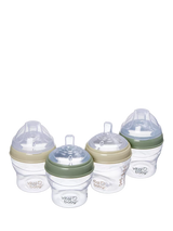 Vital Baby Nurture Breast-Like Bottle Multi Baby Feeding Bottles Pack of 4 150ml