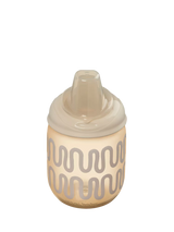 Non-Spill Baby Sipper Cup with Silicone Spout 270ml Natural Oat