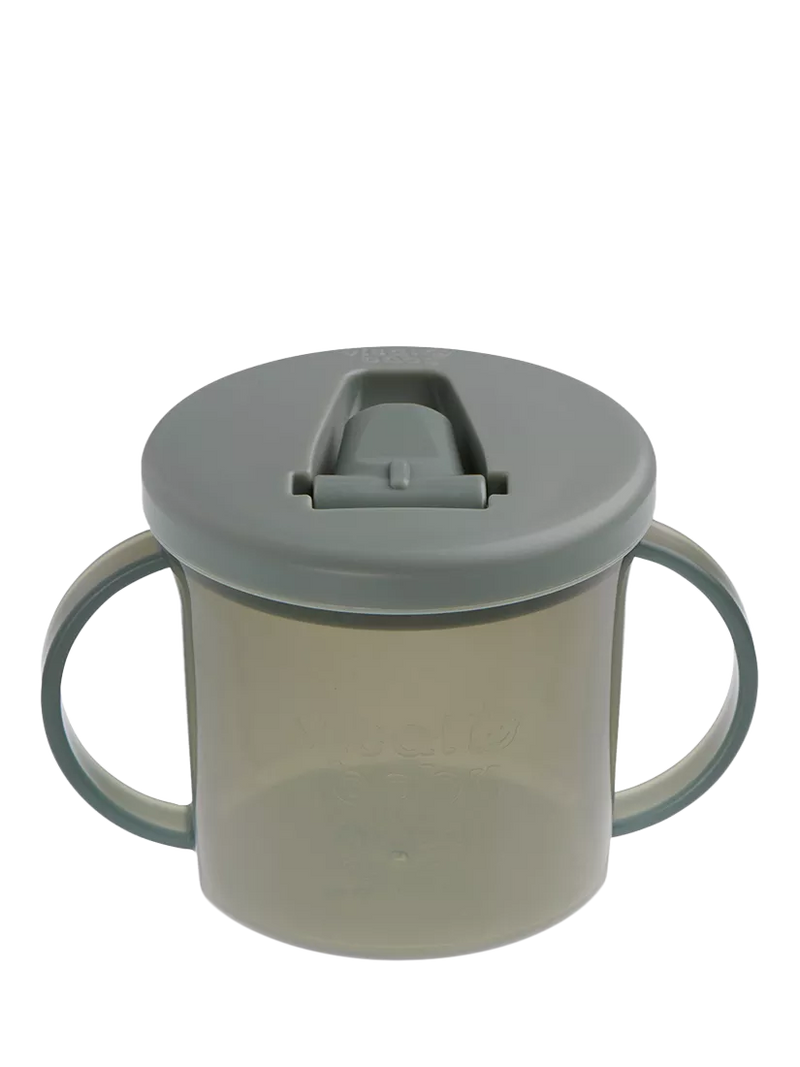 Vital Baby free flow baby cup 200ml in Natural Moss (British brand)