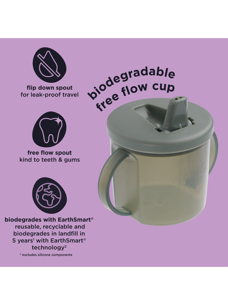 Vital Baby free flow baby cup 200ml in Natural Moss (British brand)