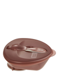 Vital Baby power suction bowl in natural berry for toddler feeding (British brand)