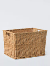 John Lewis Willow Log Basket Light Natural Storage Basket