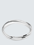 Jon Richard Interlocking Bangles Silver