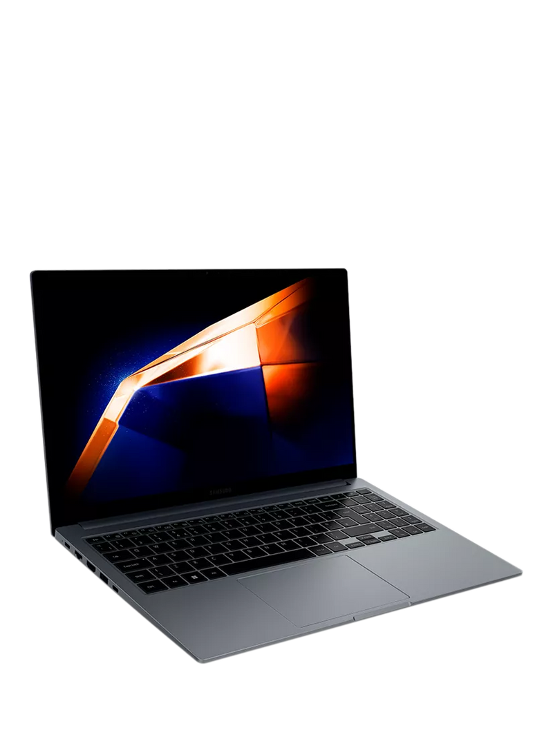 Samsung grey 15.6-inch laptop with Intel Core i7 processor, 16GB RAM, and 512GB SSD (British brand)