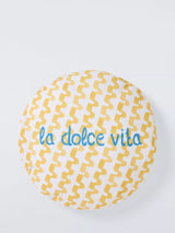 John Lewis Dolce Vita Round Cushion Mimosa Decorative