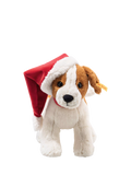 Steiff Cosy Christmas Snuffy Dog - McGrocer