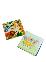 Jungle and Sea Baby Bath Book Set, Pack of 2